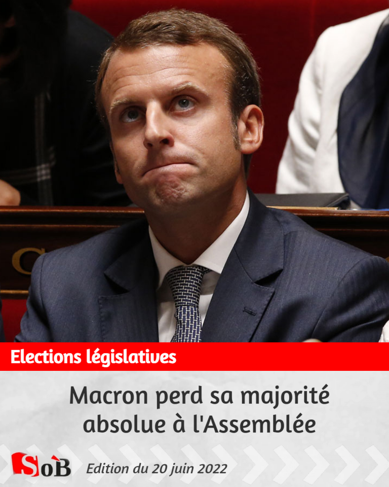 Macron perd sa majorité absolue à l’Assemblée