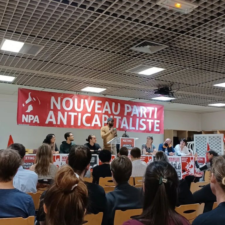 Meeting du NPA Jeunes : « Urgence Révolution! »