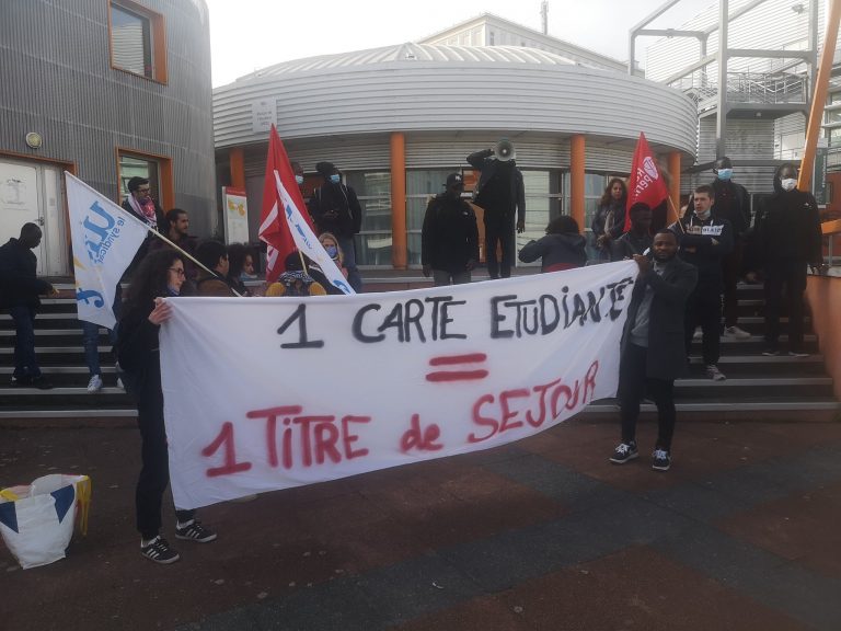 Appel au rassemblement pour la régularisation des étudiants étrangers à l’université Paris 8, mercredi 10/11 