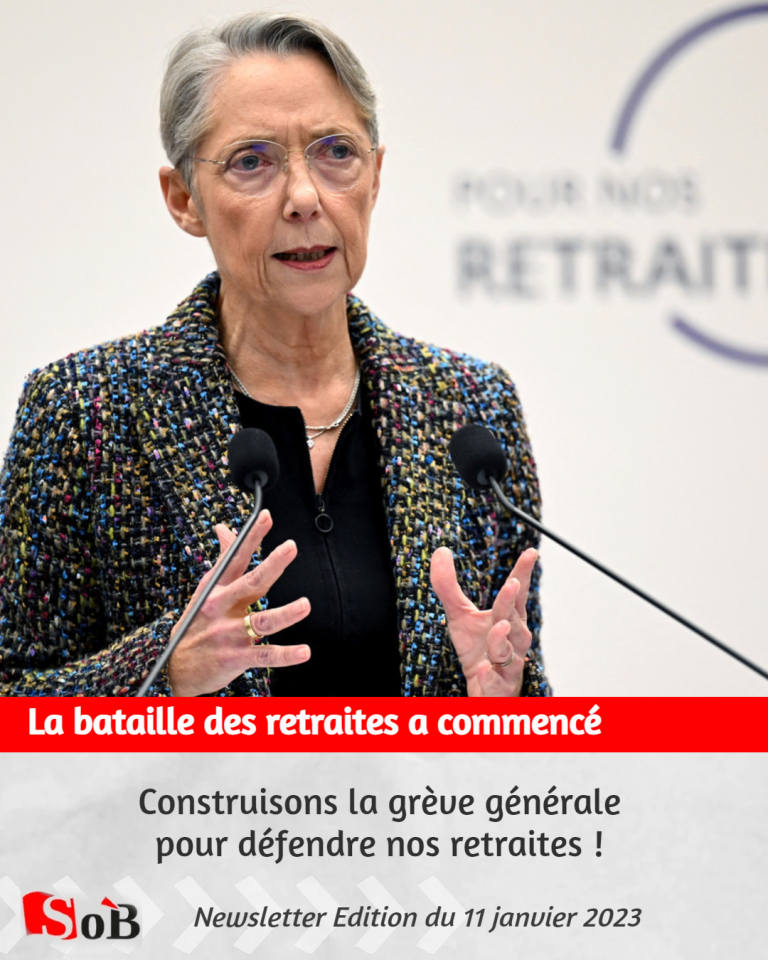 La bataille des retraites a commencé. Construisons la grève générale pour défendre nos retraites !