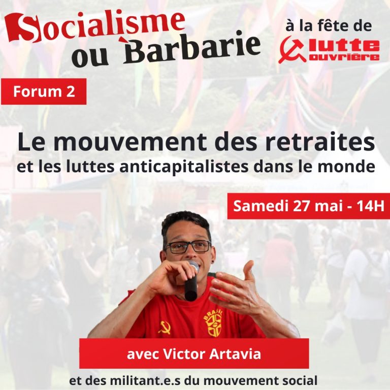 Socialisme ou Barbarie sera à la fête de Lutte Ouvrière