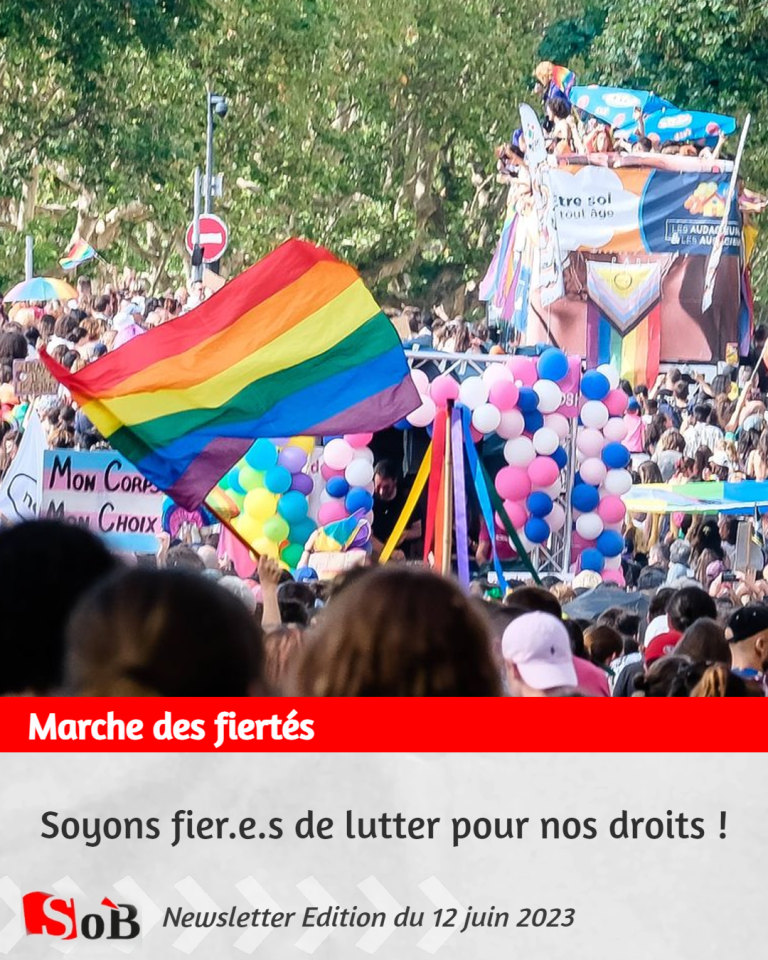 Soyons fier.e.s de lutter pour nos droits !