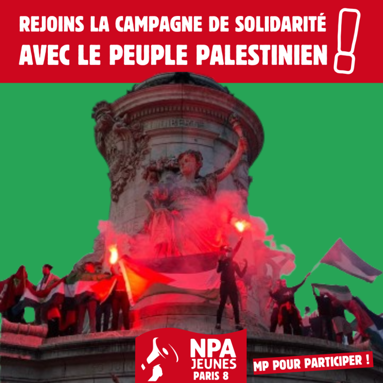 Rejoins la campagne de solidarité avec le peuple palestinien !