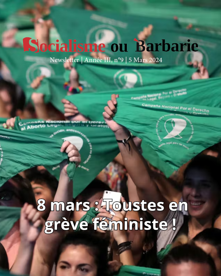 8 mars : toustes en grève féministe !