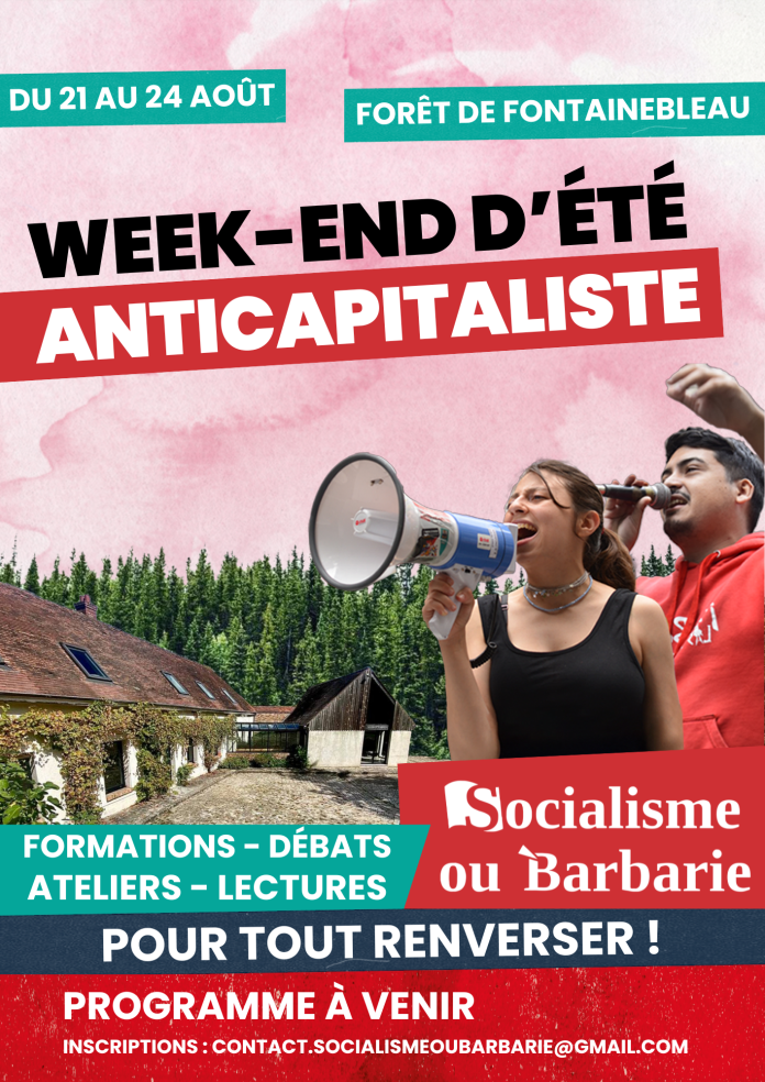 Un week-end d’été anticapitaliste pour abattre la rentrée