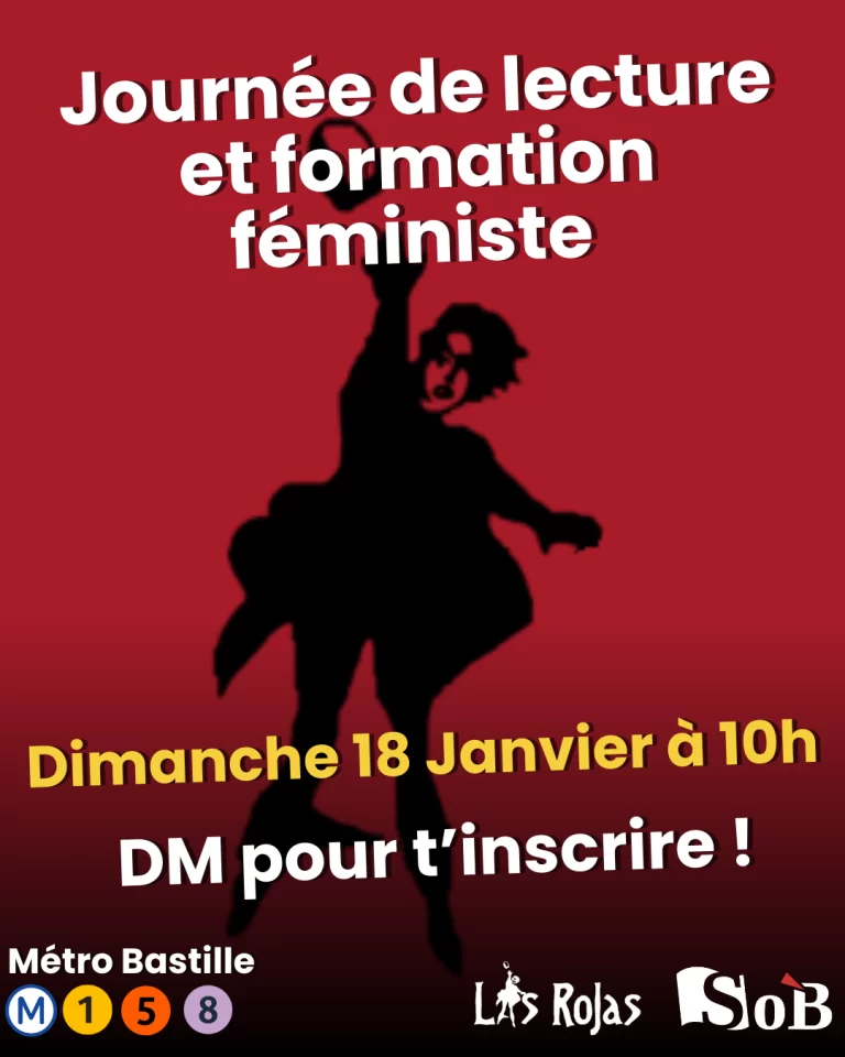 Dimanche 18 janvier : Journée de formation féministe de Las Rojas