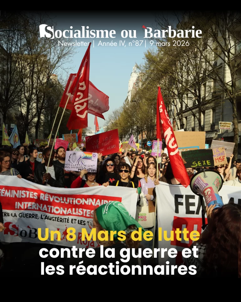 Un 8 mars de lutte contre la guerre et les réactionnaires