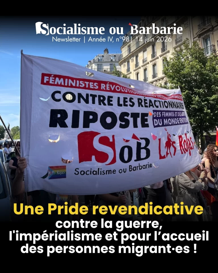 Une Pride revendicative contre la guerre, l&rsquo;impérialisme et pour l’accueil des personnes migrant·es